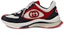 Gucci Run Sneaker 'Hitam Putih Merah' 749785-AACSK-1073