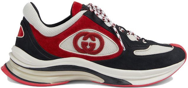 GUCCI古馳 RUN 簡約舒適 低筒 日常休閒鞋 男款 黑白紅 Order GUCCI古馳 RUN 簡約舒適 低筒 日常休閒鞋 男款 黑白紅