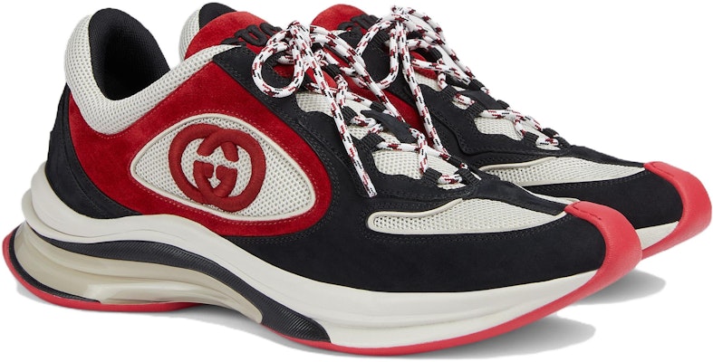 Gucci Run Sneaker 'Black White Red' 749785-AACSK-1073 Lookbook Gucci Run Sneaker 'Black White Red' 749785-AACSK-1073
