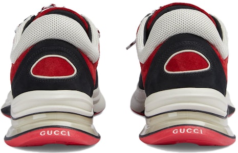 GUCCI古馳 RUN 簡約舒適 低筒 日常休閒鞋 男款 黑白紅 Purchase GUCCI古馳 RUN 簡約舒適 低筒 日常休閒鞋 男款 黑白紅