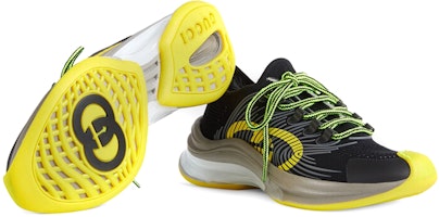 グッチ ラン スニーカー 黒/黄 (Gucci Ran Sunīkā Kuro/Ki) 680938-USM10-8480 Purchase グッチ ラン スニーカー 黒/黄 (Gucci Ran Sunīkā Kuro/Ki) 680938-USM10-8480