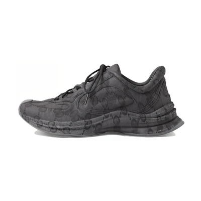 Gucci Run Sneaker 'GG Water Transfer Print - Black'