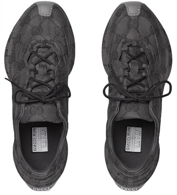 Sneaker Gucci Run 'Cetak Air GG - Hitam' 721116-AABEB-1103 Lookbook Sneaker Gucci Run 'Cetak Air GG - Hitam' 721116-AABEB-1103