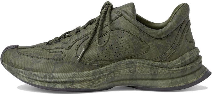 Gucci Run 运动鞋 'GG 水转印 - 绿色' 721116-AABEB-3302 Buy Gucci Run 运动鞋 'GG 水转印 - 绿色' 721116-AABEB-3302