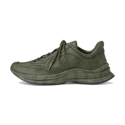 Gucci Run Sneaker 'GG Water Transfer Print - Green'