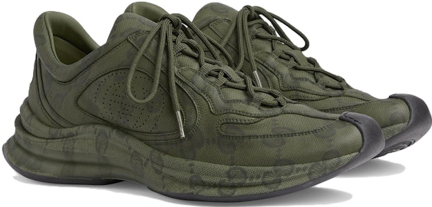 Gucci Run 运动鞋 'GG 水转印 - 绿色' 721116-AABEB-3302 Order Gucci Run 运动鞋 'GG 水转印 - 绿色' 721116-AABEB-3302