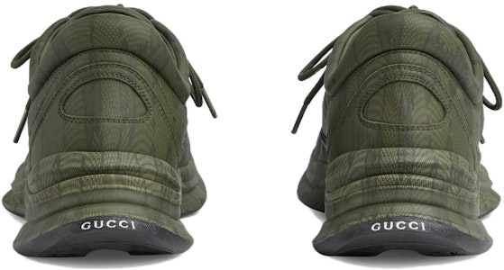 Gucci Run 运动鞋 'GG 水转印 - 绿色' 721116-AABEB-3302 Shop Gucci Run 运动鞋 'GG 水转印 - 绿色' 721116-AABEB-3302