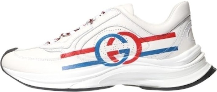 グッチ ラン スニーカー 白青赤 (Gucci Ran Sunīkā Shiro Ao Aka) 721111-UHH20-9014 Buy グッチ ラン スニーカー 白青赤 (Gucci Ran Sunīkā Shiro Ao Aka) 721111-UHH20-9014