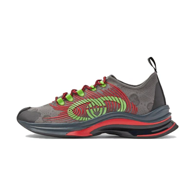 Gucci Run trainer with Interlocking G 'Dark Grey'