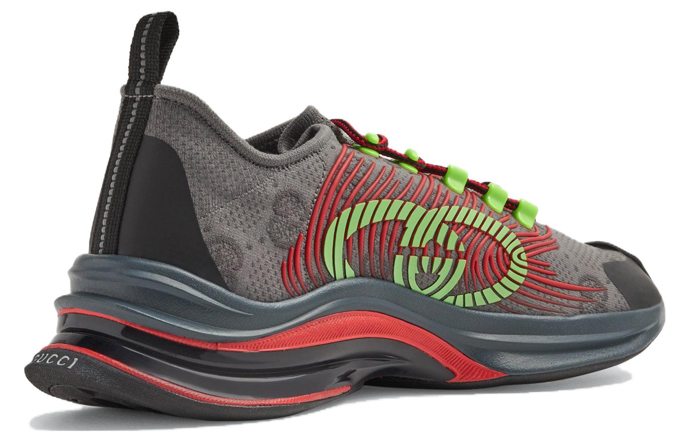Gucci Run trainer with Interlocking G 'Dark Grey' 圖 2