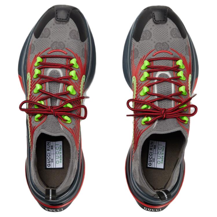 Gucci Run trainer with Interlocking G 'Dark Grey' 圖 4