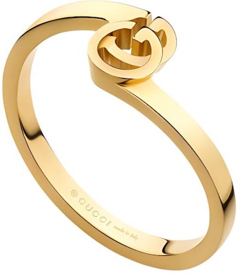 GUCCI Running Series 18k Gold Ring Unisex Couple Design - Gold. 457122-J8500-8000 Lookbook GUCCI Running Series 18k Gold Ring Unisex Couple Design - Gold. 457122-J8500-8000