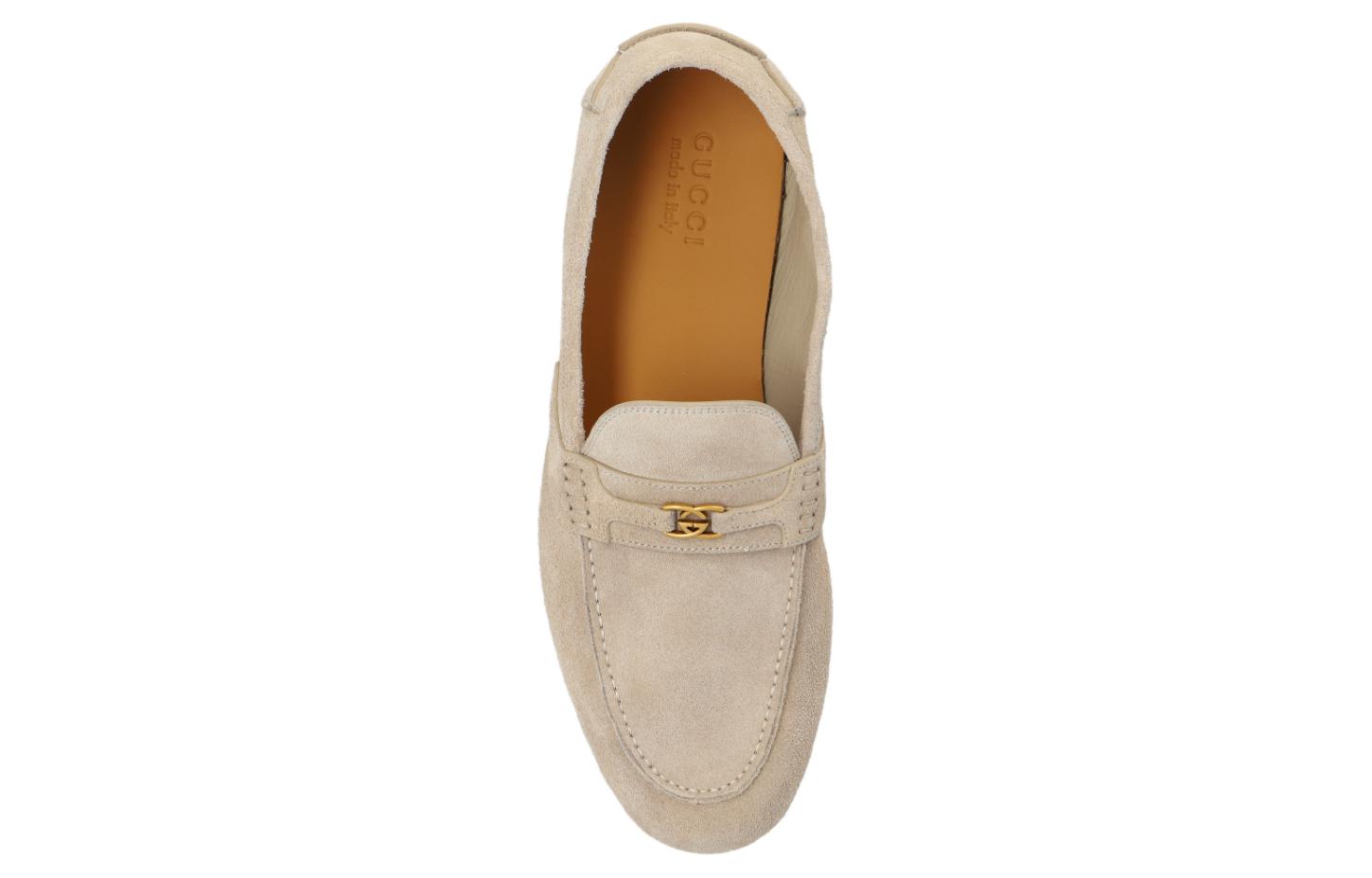 Lookbook Gucci San Andres Loafer 'Oatmeal' Lelaki/Wanita Kejujalanan 771339-AACVH-9511