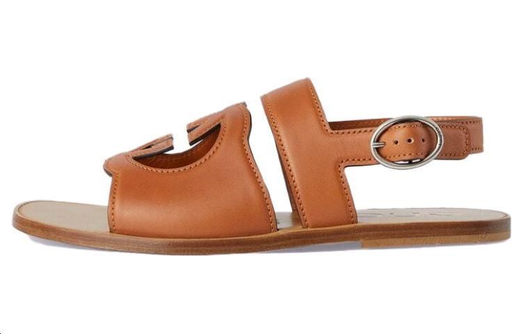 Gucci Sandal 'Interlocking G - Brown' 723627-US000-2176