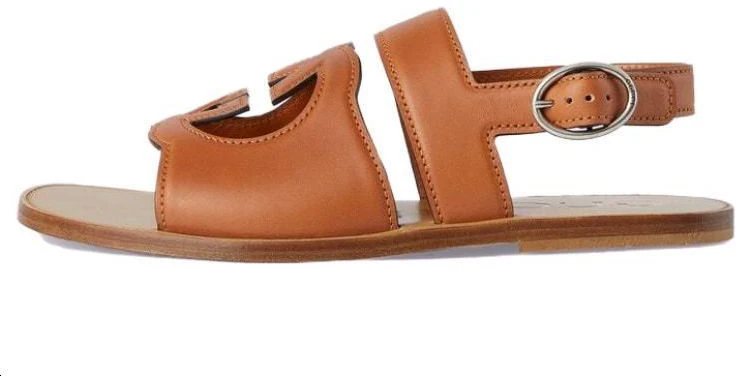 gucci-leather-slide-brown-buckle-723627-us-000-2176