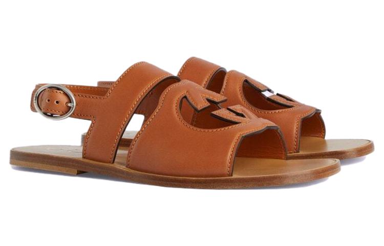Purchase Sandal Gucci 'Interlocking G - Cokelat' 723627-US000-2176
