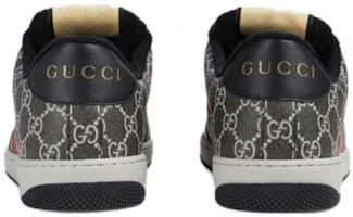 Shop GUCCI古馳 Screener 減震防滑耐磨 低筒 生活休閒鞋 男款 黑灰