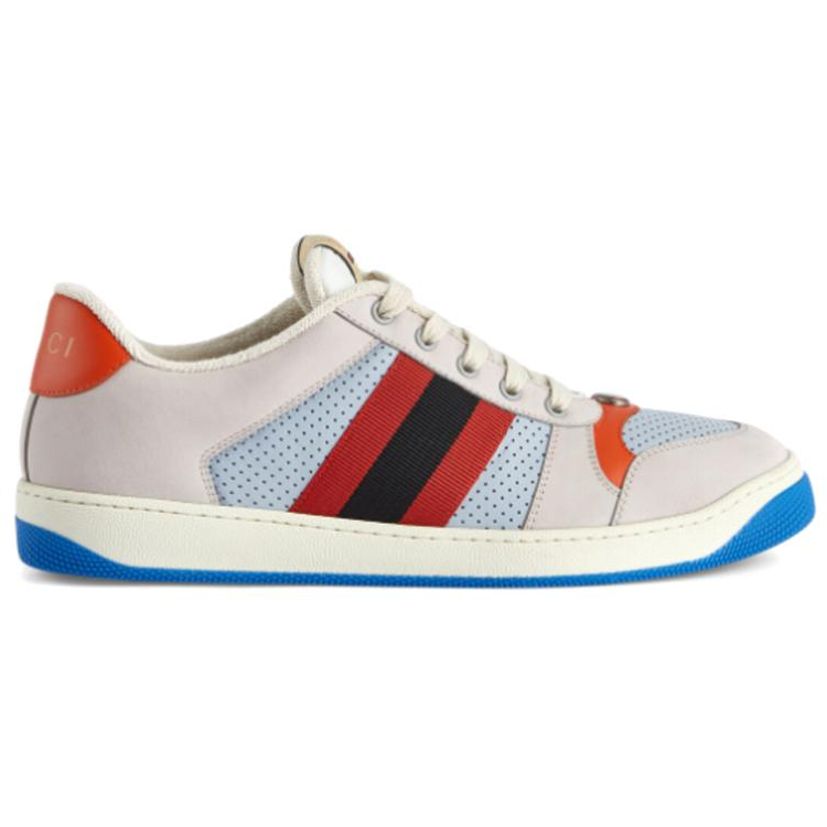 Order GUCCI古馳 Screener 鞋帶 時尚板鞋 男款 灰藍紅