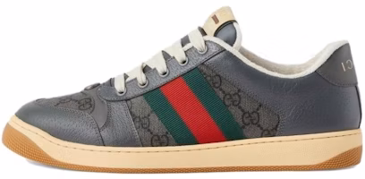 Gucci Screener Low-Top Sneakers 'Grey Green Red' 749622-FAB3X-8746 Gucci Screener Low-Top Sneakers 'Grey Green Red' 749622-FAB3X-8746
