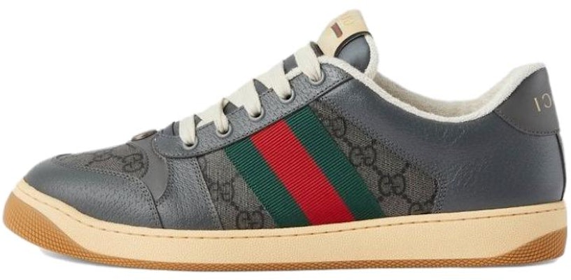 Gucci Screener Low-Top Sneakers 'Grey Green Red' 749622-FAB3X-8746 Buy Gucci Screener Low-Top Sneakers 'Grey Green Red' 749622-FAB3X-8746