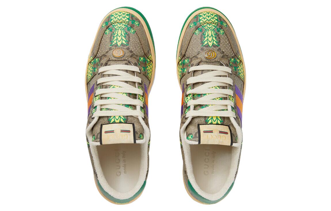 Gucci GG Tropical Patterns Sneakers 'Tan Multi' 圖 3
