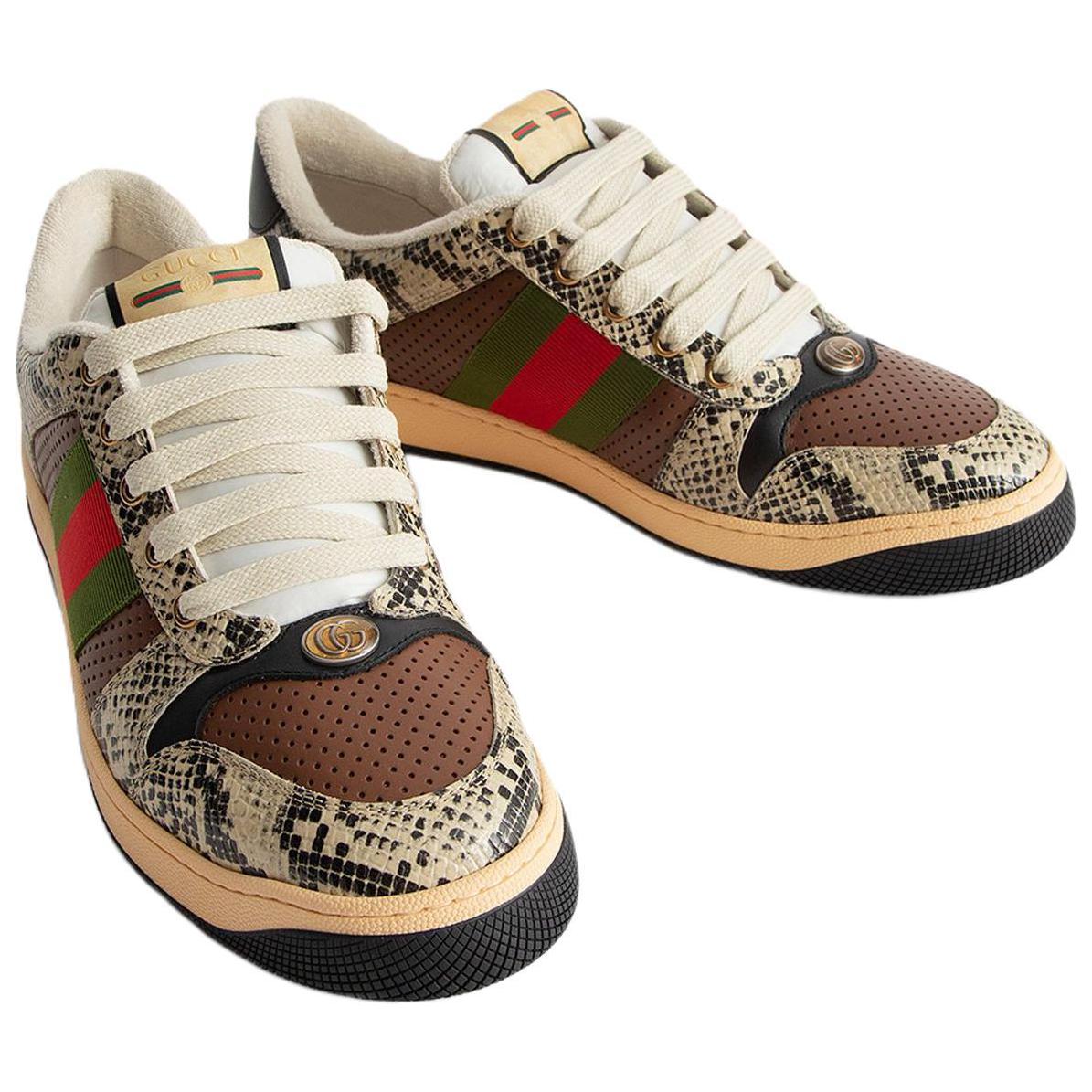 Shop グッチ スクリーナー パイソン (Gucci Screener Python) 698605-19YC0-9781