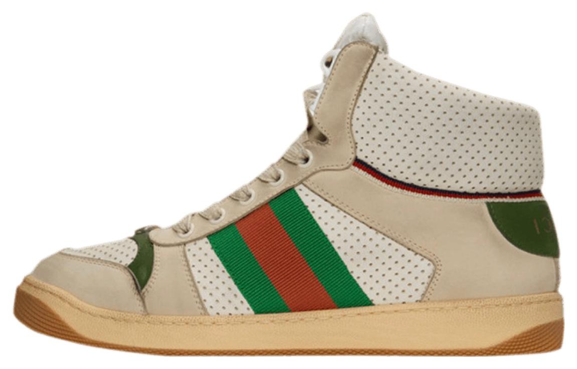 Gucci Screener High 'White Green' 563485-0YI30-9560