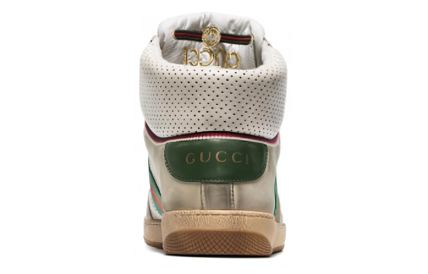 Shop Gucci Screener Alta ''Bianco Verde'' 563485-0YI30-9560