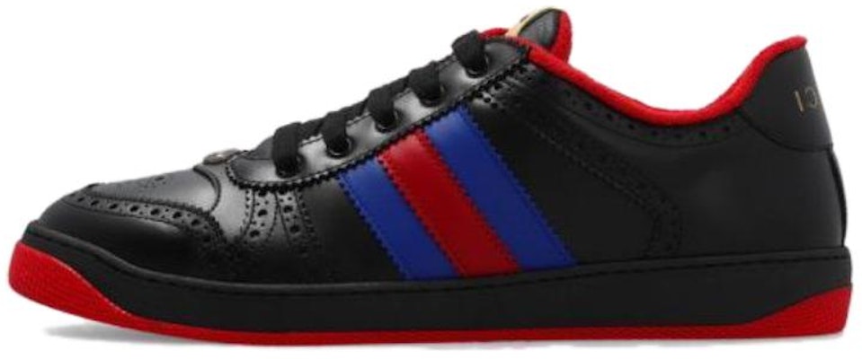 Gucci Screener Low-Top Sneakers 'Black Blue Red' 722602-AAA9P-1093 Buy Gucci Screener Low-Top Sneakers 'Black Blue Red' 722602-AAA9P-1093