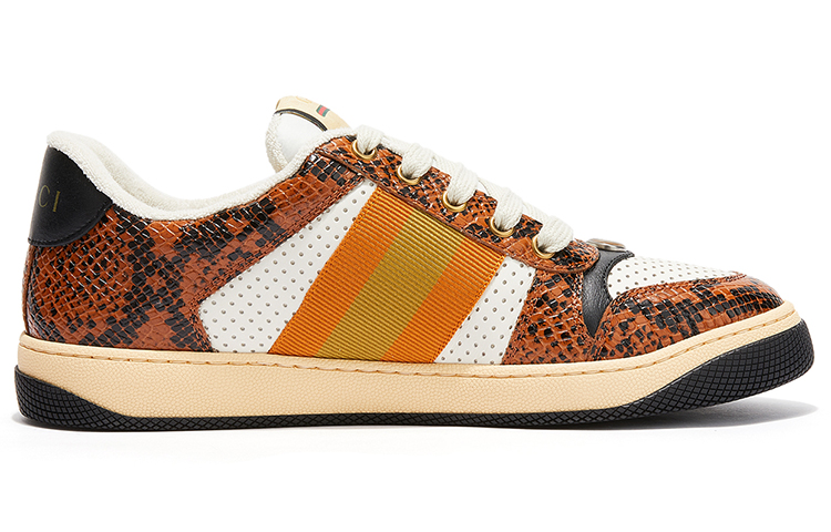 Order GUCCI古馳 Screener 低幫 時尚板鞋 男款 棕白