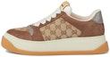 Buy Gucci Screener Sneaker 'GG Monogram - Beige' Coklat Beige 750048-FAB39-9754