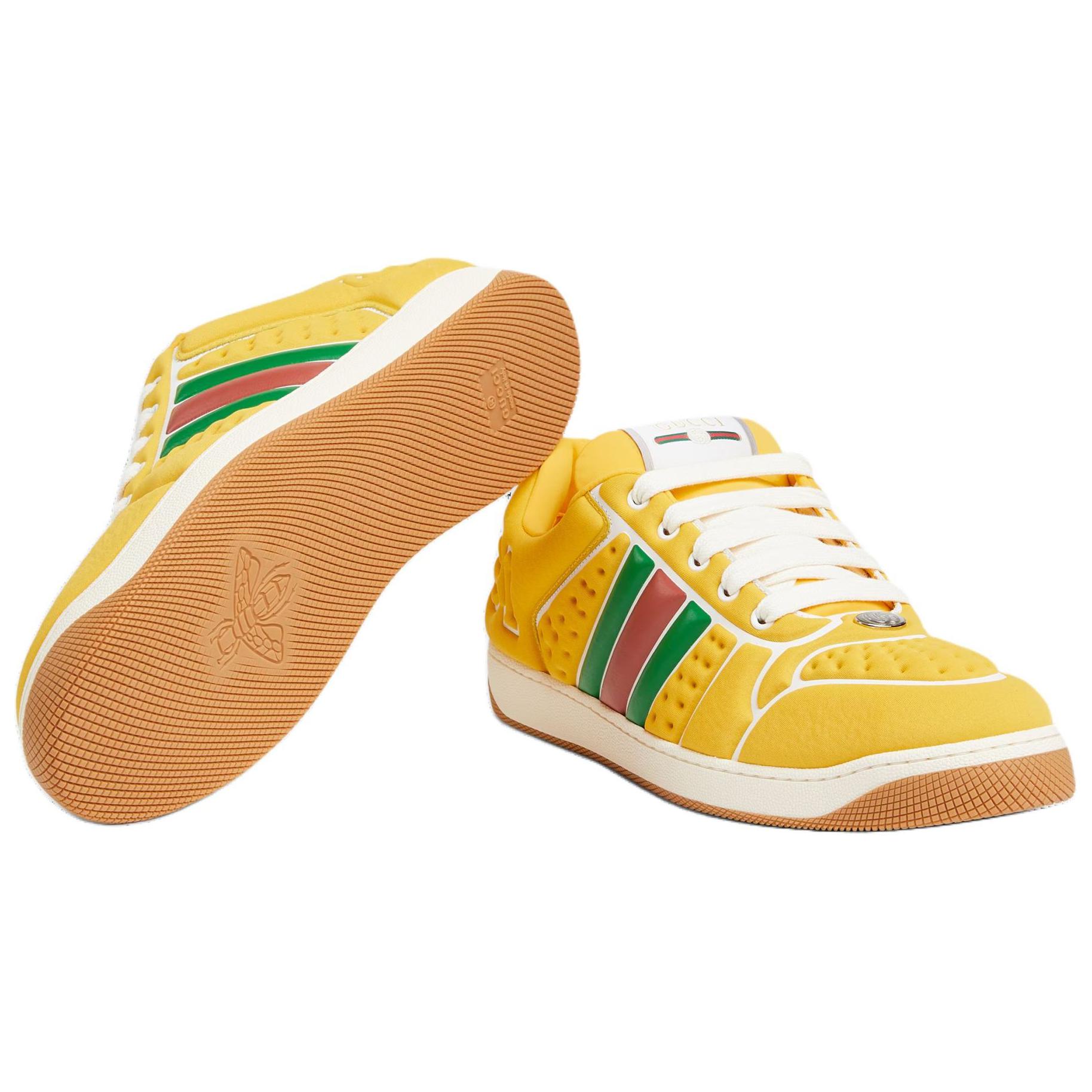 Gucci Screener Sneaker 'Yellow Neoprene' 圖 5