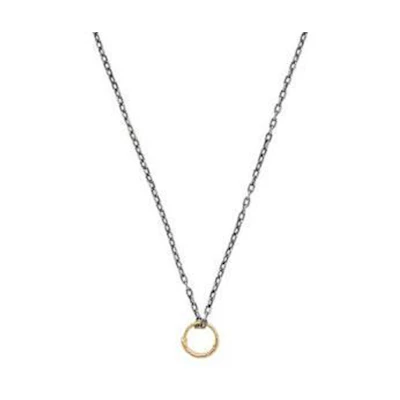 GUCCI Serpentine Pendant Elegant Sterling Silver Necklace Unisex Gold. 461997-08202-8170
