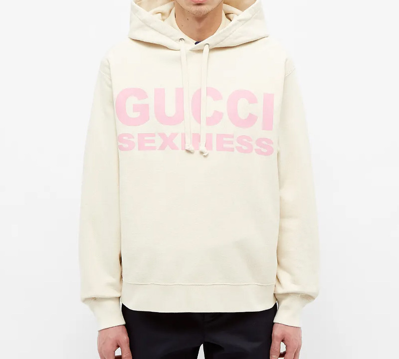 Gucci Sexiness Letter Print Hoodie Off-White Autumn Fashion 569828-XJCK2-9221 圖 5