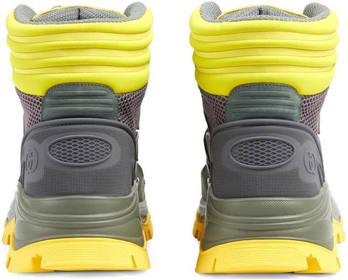 Gucci Lace Up Boot 'Grey Dark Green Yellow' 698779-2KD20-5360 Purchase Gucci Lace Up Boot 'Grey Dark Green Yellow' 698779-2KD20-5360