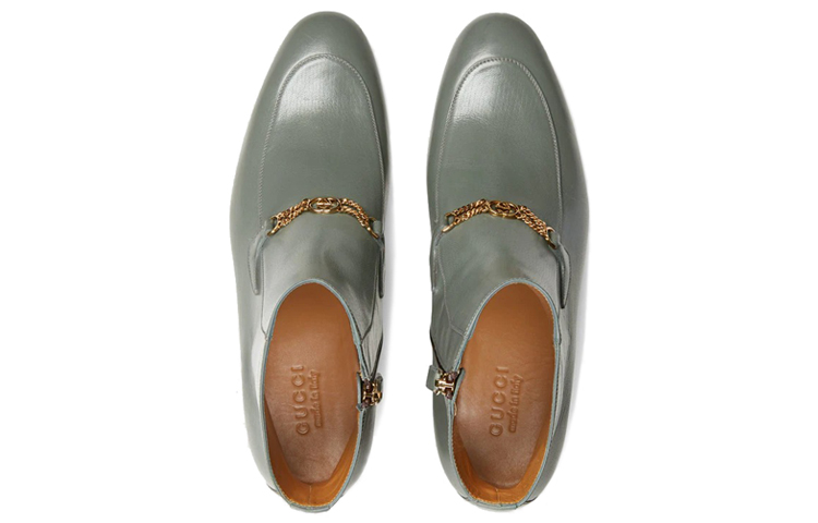 Gucci Short Boot 'Retro Double G Buckle Grey' 圖 3