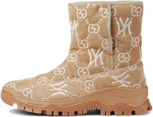 Gucci Sepatu Bot Pendek 'Beige Slip-On Nyaman Ujung Bulat' 723222-AABAI-9553 Buy Gucci Sepatu Bot Pendek 'Beige Slip-On Nyaman Ujung Bulat' 723222-AABAI-9553