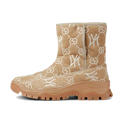 Gucci Short Boots 'Beige Slip-On Round Toe CMFT'
