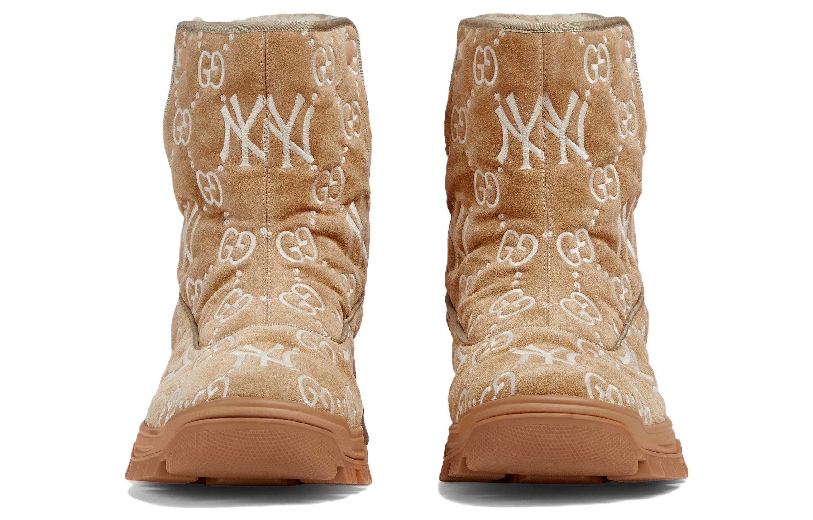 Gucci Short Boots 'Beige Slip-On Round Toe CMFT' 圖 3