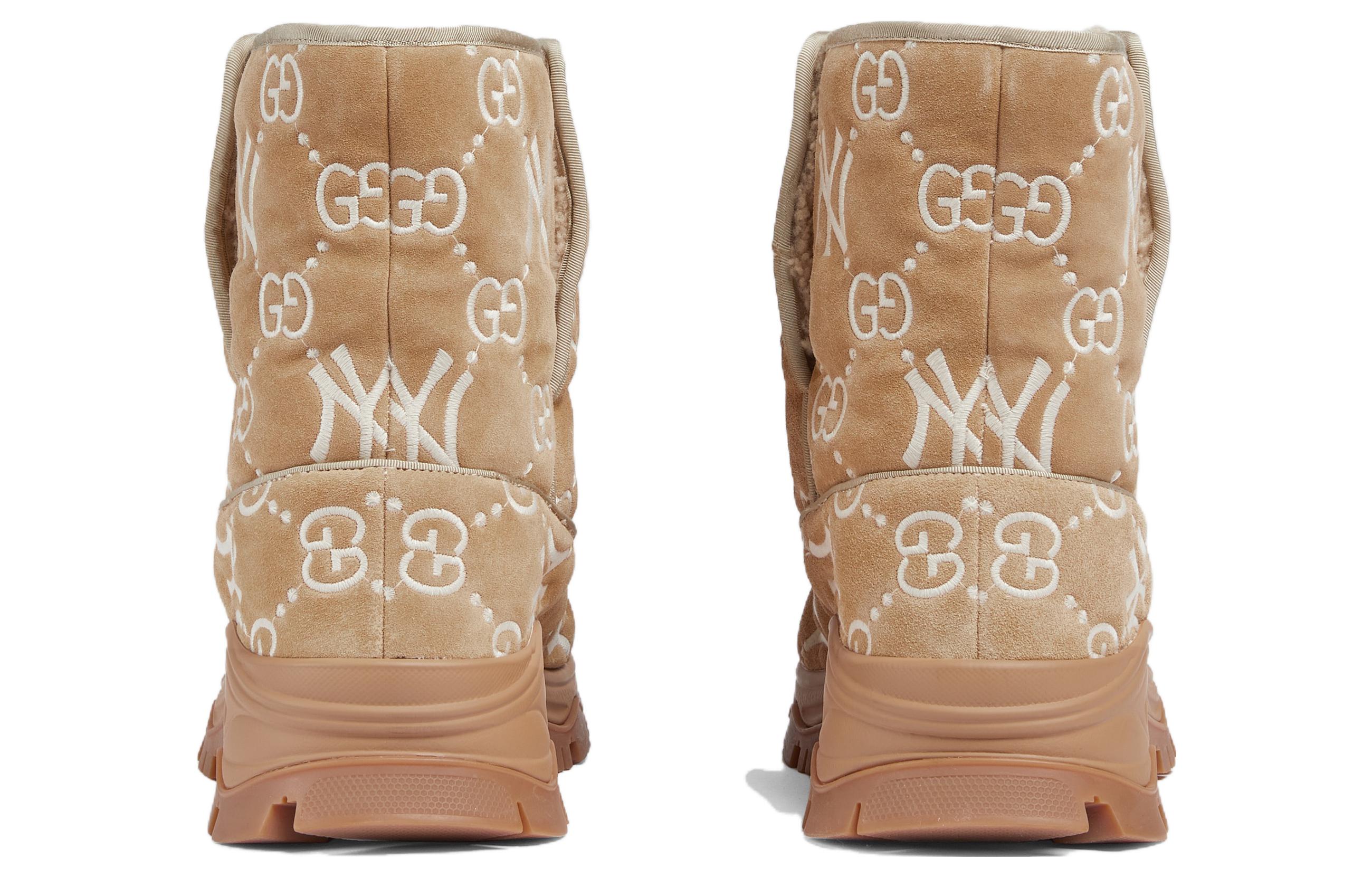 Gucci Short Boots 'Beige Slip-On Round Toe CMFT' 圖 4