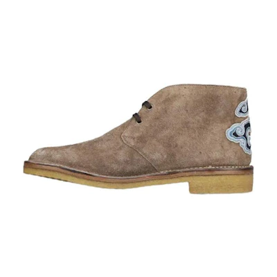 Gucci Short Boots 'Brown Velour'