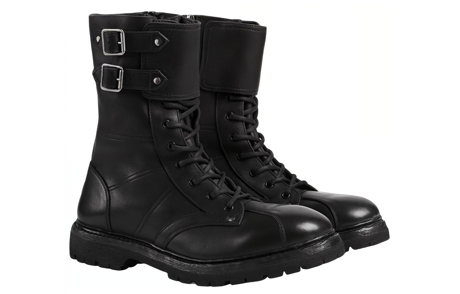 Order グッチ　サイドジップ・バックルショートブーツ 739929-AABZV-1000