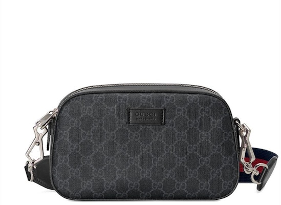Gucci Shoulder Bag GG Supreme Small Black/Grey Buy Gucci Shoulder Bag GG Supreme Small Black/Grey