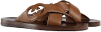 Order グッチ サイド インターロッキングG スライドサンダル 'ブラウン' 738471-US000-2535 738471-US000-2535