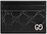 Gucci Signature Card Case Metal GG Black