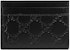 Gucci Signature Card Case Metal GG Black