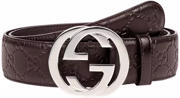 Lookbook GUCCI 經典雙G棕色皮革腰帶 4公分附禮盒 411924-CWC1N-2140