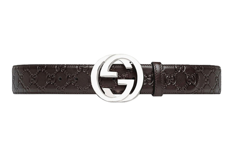 Purchase GUCCI Signature Double G Brown Leather Belt 4cm with Gift Box 411924-CWC1N-2140
