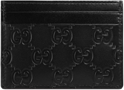 Gucci Tempat Kartu Kulit GG Hitam (5 Slot Kartu) Order Gucci Tempat Kartu Kulit GG Hitam (5 Slot Kartu)