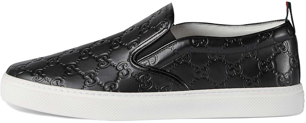 Gucci Signature Slip-On Sneaker 'Black' 407364-CWCE0-1174 Buy Gucci Signature Slip-On Sneaker 'Black' 407364-CWCE0-1174